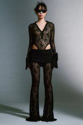 Roselle Flared Lace Pants